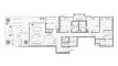 3 bedrooms Apartment floor plan «TYPE B+» in Palm Central Private Residences