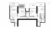 2 bedrooms Apartment floor plan «3BR» in ELITZ 3