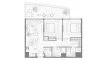 2 bedrooms Apartment floor plan «2BR» in AYA Beachfront Residences
