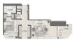 1 bedroom Apartment floor plan «1BR» in DWTN Residences