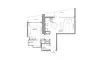 1 bedroom Apartment floor plan in The Horizon No. 1280