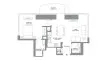 1 bedroom Apartment floor plan «TYPE C» in SKYSCAPE AVENUE
