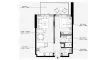 1 bedroom Apartment floor plan «1BR» in AZIZI RIVIERA