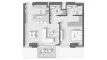 1 bedroom Apartment floor plan «TYPE C» in Riverton House