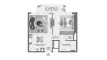 1 bedroom Apartment floor plan in Altan No. 1286
