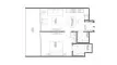 1 bedroom Apartment floor plan «TYPE B» in Delphine Beach Residences