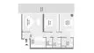 2 bedrooms Apartment floor plan «TYPE A» in Sensi