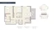 2 bedrooms Apartment floor plan «TYPE A» in THE QUAYSIDE RESIDENCES