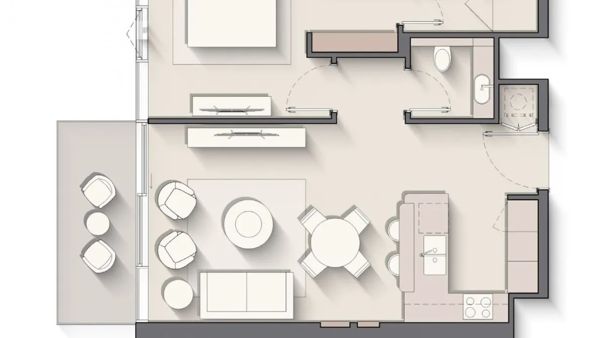 1 bedroom apartment for sale in Costa Mare, Dubai, UAE No. 4298