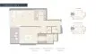 1 bedroom Apartment floor plan «TYPE B» in THE QUAYSIDE RESIDENCES