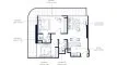 2 bedrooms Apartment floor plan «TYPE 01» in AZIZI GRAND