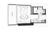 Studio Apartment floor plan «STUDIO» in Binghatti Skyflame