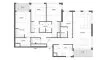 3 bedrooms Apartment floor plan «3BR» in Olfah