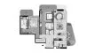 2 bedrooms Apartment floor plan «TYPE 03-2» in Treppan Living Prive