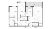 2 bedrooms Apartment floor plan «2BR» in Olfah