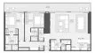 2 bedrooms Apartment floor plan «2BR» in Akala