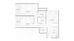 2 bedrooms Apartment floor plan «TYPE 2BR» in PLAZA 2 BY REPORTAGE